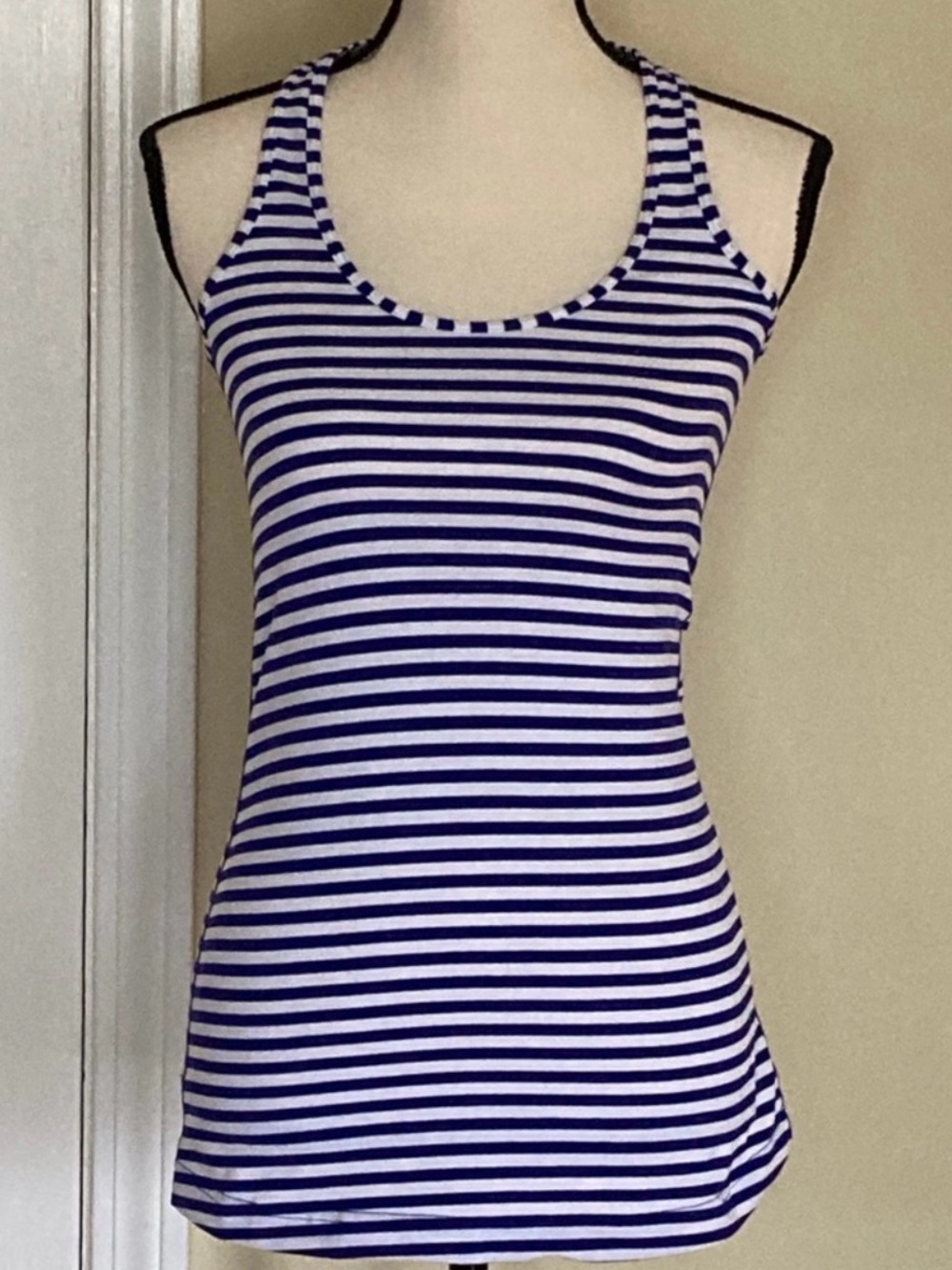 Lululemon Striped Cool Racerback Tank Top